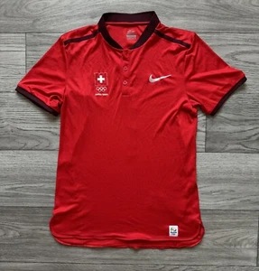 Nike Court Polo T-shirt Swiss Team Olympic Game Rio 2016 Size XS - Picture 1 of 7