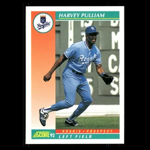 Tarjeta de béisbol Harvey Pulliam #761 1992 Score Kansas City Royals MLB - Imagen 1 de 3