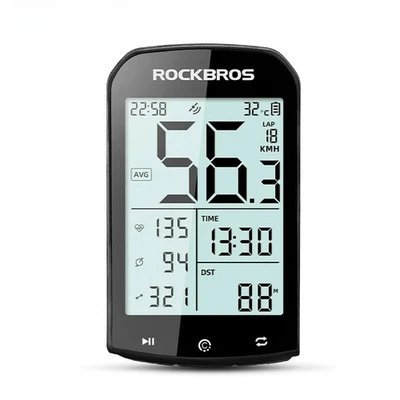 GPS Computer Bluetooth 5.0 ANT+ Wireless Speedometer MTB Road Bike Speed Meter - Image 1 of 4