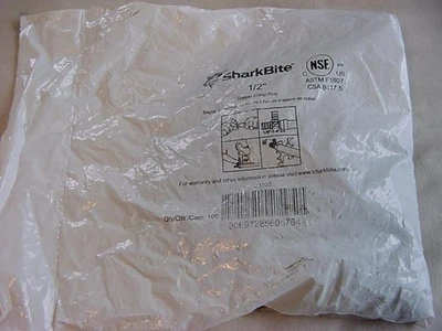 NIP 100ct. SHARK BITE 1/2" COPPER CRIMP RINGS - Image 1 of 2