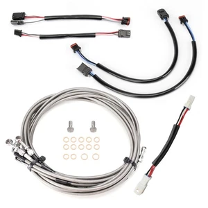 Kit de cable extendido Touring 14"" para 17-20 Street Glide Road King Road Glide ABS - Imagen 1 de 7