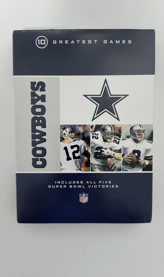 dvd-box-set: dallas owboys_nfl_10 greatest games_wie neu - Bild 1 von 4