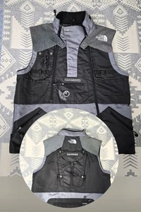 Vintage Y2K The North Face Steep Tech Apogee Vest Blk/Gry Gr. XL Rucksack Tasche - Bild 1 von 12