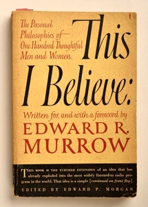 THIS I BELIEVE: EDWARD R. MURROW Vintage paperback 7th printing Free ship - Bild 1 von 3