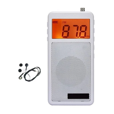 -FM/AM-Radio mit LCD-Display, Breitbandlautsprecher, Uhr, Sleep-Timer, Trag7910 - Bild 1 von 4