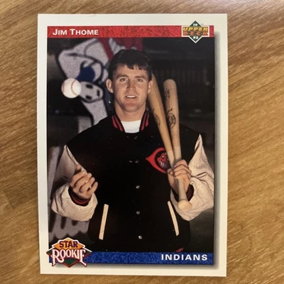 Upper Deck 1992 - Star Rookie Jim Thome #5 - Cleveland Indians Foto 1 de 2