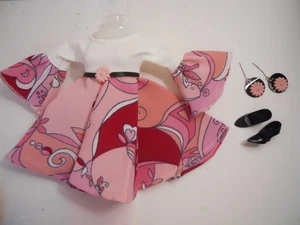 OOAK Barbie Handmade Fashion "Pink Geo" - Bild 1 von 6
