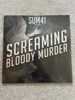 Sum 41 - Screaming Bloody Murder LP Magenta Cream & Black Vinyl New Sealed  - Image 1 of 3