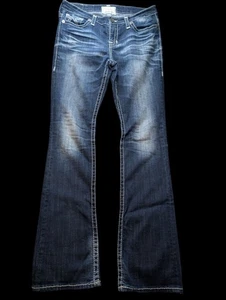 Big Star Maddie Stiefel Mid Rise Damen 31XL (36x36) lang distressed bestickt - Bild 1 von 8