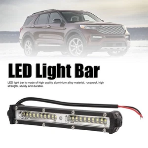 Driving Lights LED Light Bar Black 54W Single Row High Brightness Waterproof - Picture 1 of 12