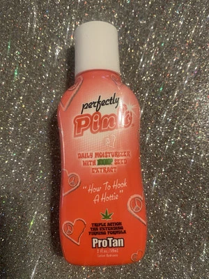 2 oz PROTAN PERFECTLY PINK DAILY W/ HEMP MOISTURIZER TAN EXTENDER LOTION RARE! - Image 1 of 2
