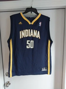 Camiseta Adidas Indiana Pacers Azul (Tyler Hansbrough #50) Juvenil Talla XL (18-20) - Imagen 1 de 12