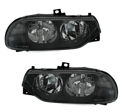 Scheinwerfer Set für Alfa Romeo 156 932 97-03 Schwarz H1 H7 Hauptscheinwerfer - Bild 1 von 4