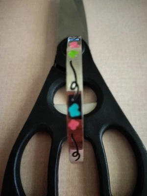 美丽的不锈钢陶瓷手链。 — 第 1/4 张图片