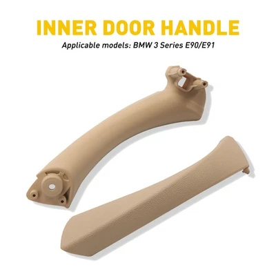Manijas de puerta interiores beige para 04-12 BMW E90/E91/E92 serie 3 pasajero delantero trasero Foto 1 de 4