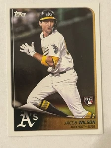 2025 Topps Flagship Collection - Jacob Wilson #80 (RC) (Costco Exclusive) - Picture 1 of 2