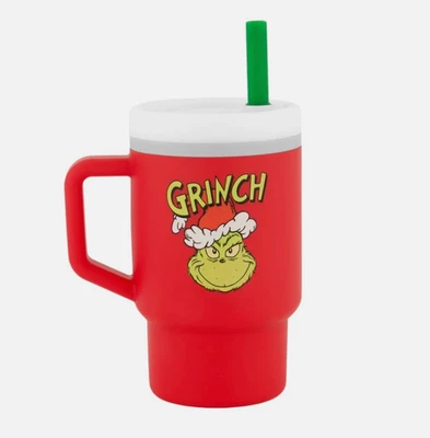 Infantino My 1st Tumbler Edição Limitada 6m+ The Grinch Copo Tumbler de Palha Vermelho - Imagem 1 de 4