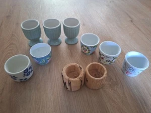 10 Eierbecher Greengate Pip Studio Gruss&Co...Sammlung Eierhalter Porzellan Holz - Bild 1 von 1