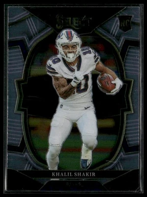 2022 Panini Select 99 Khalil Shakir Buffalo Bills Rookie RC Concourse - Image 1 of 2