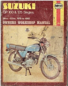 SUZUKI GP100 & GP125 ( 1978 - 1982 ) OWNERS WORKSHOP MANUAL - Picture 1 of 1