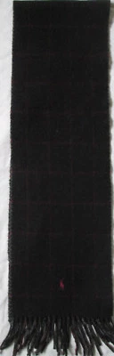 -Superbe  Écharpe RALPH LAUREN laine/nylon TBEG  vintage scarf  25 x 160 cm - Photo 1/4