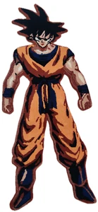 2 x 5 Hand Tufted Rug for Children Kids Teens 100% Wool Dragon Ball Z Goku - Picture 1 of 23