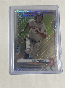 Nick Yorke * 2021 Bowman Chrome Mojo Refractor RC # 114 - Bild 1 von 2