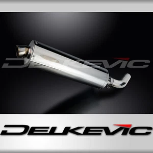 Honda VFR800 Interceptor 1998-01 Slip On 18" Oval Stainless Exhaust Muffler Kit - Foto 1 di 6