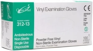 OmniTrust Vinyl Powder Free Exam Glove - Case of 10 Boxes - X-Large - Picture 1 of 1