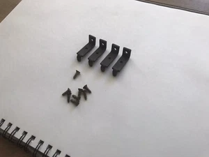Vintage Singer Sewing Cabinet Bracket Clips & Screws - Picture 1 of 1