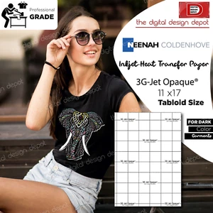 Camiseta oscura de papel de transferencia de calor inyección de tinta 3G JET OPAQUE® talla 11 x 17 - Imagen 1 de 5