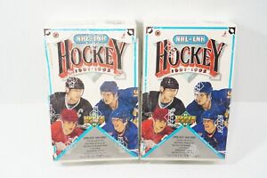 1991 92 Upper Deck NHL High Series Set Hockey Sealed Boxes Lot of 2