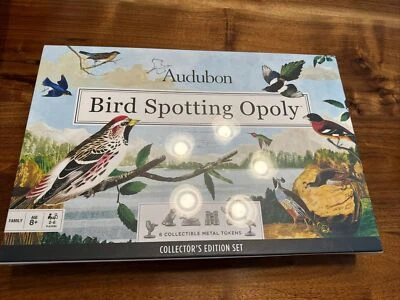 Audubon Bird Spotting-Opoly Factory Sealed COLLECTOR'S EDITION Monopoly Game New - Image 1 of 2