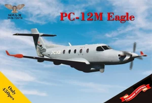 SOVA-M 72078 Pilatus PC-12M Plastikmodellbausatz im Maßstab "Adler" 1/72 - Bild 1 von 2