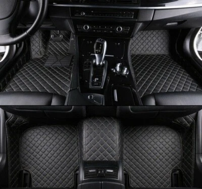 For Volvo V40 2013~2019 Luxury Waterproof Front & Rear Liner Car Floor Mats Foto 1 de 4