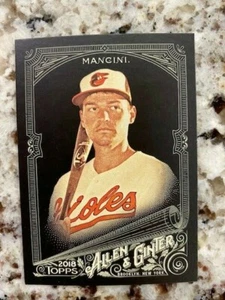 2018 TOPPS ALLEN GINTER X BASEBALL BASE CARD BALTIMORE ORIOLES TREY MANCINI #24 - Picture 1 of 1