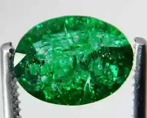 Untreated EGL Certified Flawless 8+ Ct Natural Emerald Colombia Loose Gemstone - Picture 1 of 7