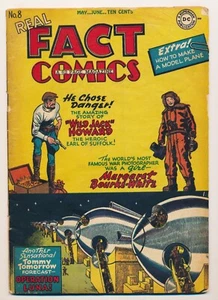 Real Fact Comics (1946) #8 VG Tommy Tomorrow story, Hitler story - Picture 1 of 10