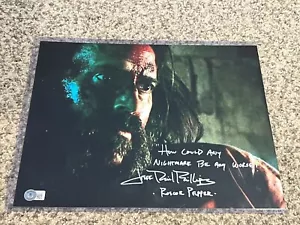 JEFF DANIEL PHILLIPS signed 11x14 “How could any nightmare be worse” Beckett - Picture 1 of 2