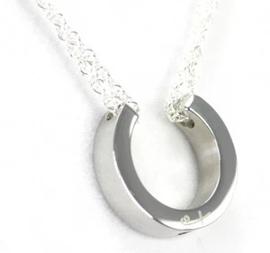 Shuzi Vitality Omega Polished Stainless Steel Fashion Pendant - Picture 1 of 1