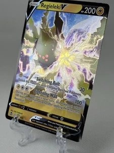 Tarjeta Pokémon Regieleki V - 057/195 - Silver Tempest ultra rara casi nueva - Imagen 1 de 3