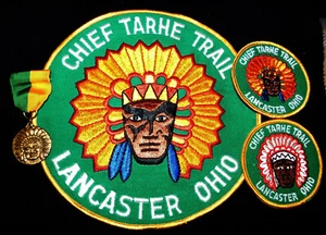 BOY SCOUT CHIEF TARHE TRAIL MEDAILLE, JP, &2 DIFF PP LOT OHIO - Bild 1 von 3
