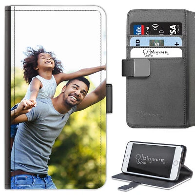 Personalised PU Leather Phone Case Photo Collage Cover For Htc Lg Nokia Oneplus - Image 1 of 4