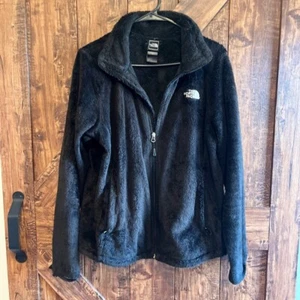 The north face Damen schwarze osito flauschige Jacke Gr. Large - Bild 1 von 5