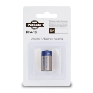 Batería alcalina PetSafe RFA-18-11 6 voltios - Collares en aerosol control de corteza compra múltiple - Imagen 1 de 5
