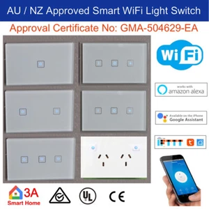 WiFi Smart Light Switch, Dimmer, GPO for Upgrading Normal Switch Home Automation - Picture 1 of 13