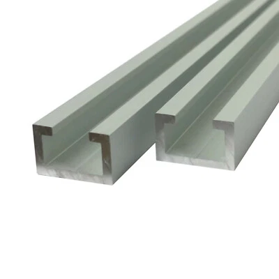 (7,00 €/m) Alu C-Profil eloxiert 11x17x4,5x2mm für M8 Schraube Mutter Aluminium - Bild 1 von 4