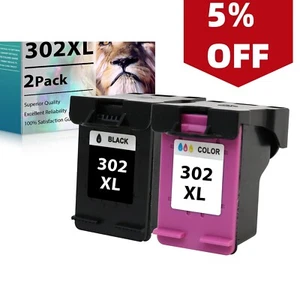 2er Druckerpatronen 302 XL für HP OfficeJet 3830 3831 3832 3833 3834 3835 4650 - Bild 1 von 6