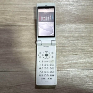 SHARP AQUOS SH-06G DOCOMO Android Flip Phone Mobile Phone White Japan Tested - Picture 1 of 7