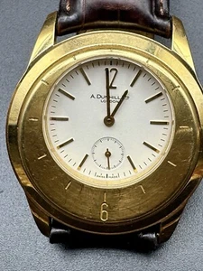 Dunhill Men's 18k YG Watch with Strap and 18k YG Buckle. Limited 84/250 - Picture 1 of 14